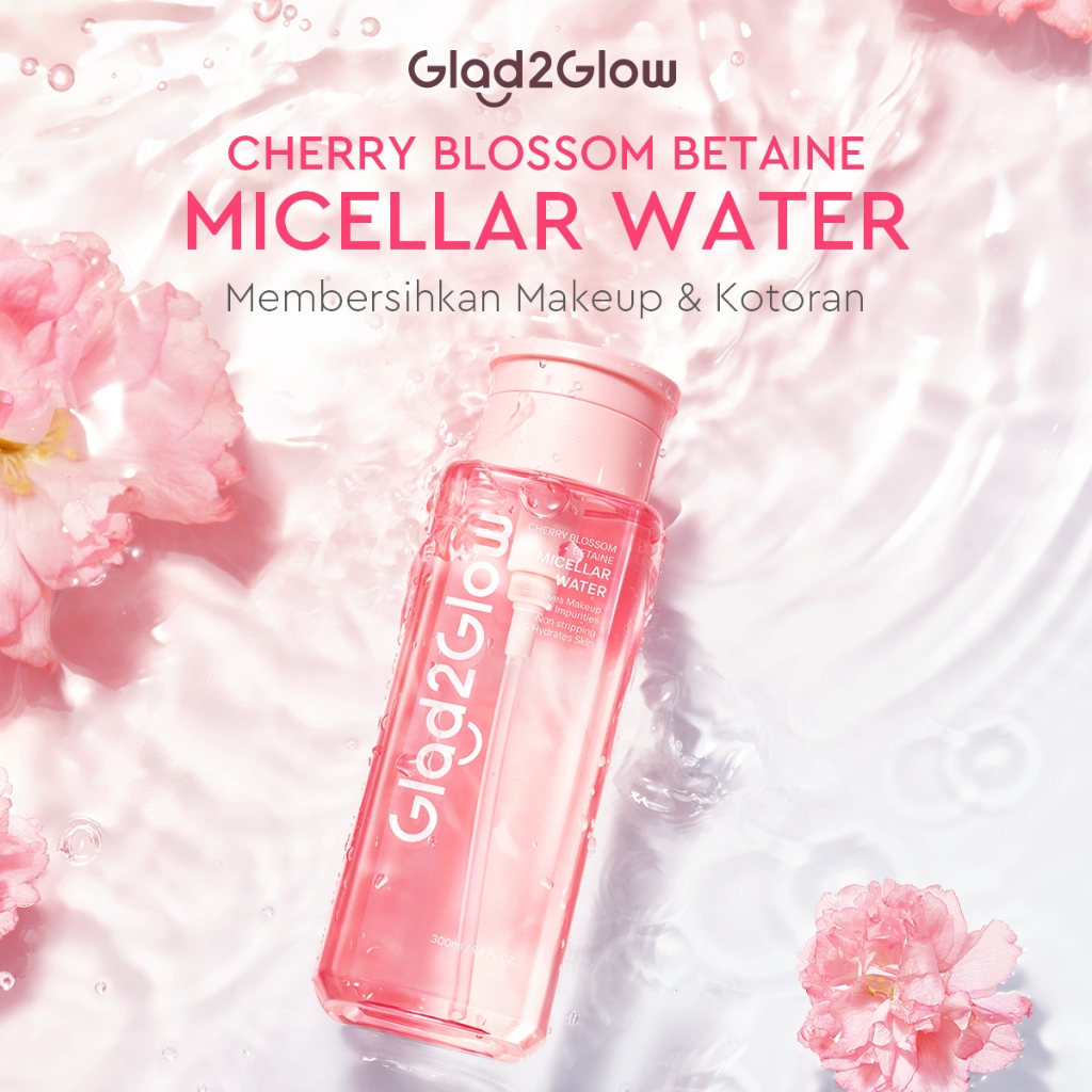Glad 2 Glow Micellar Water - Cherry Blossom Betaine 300ml