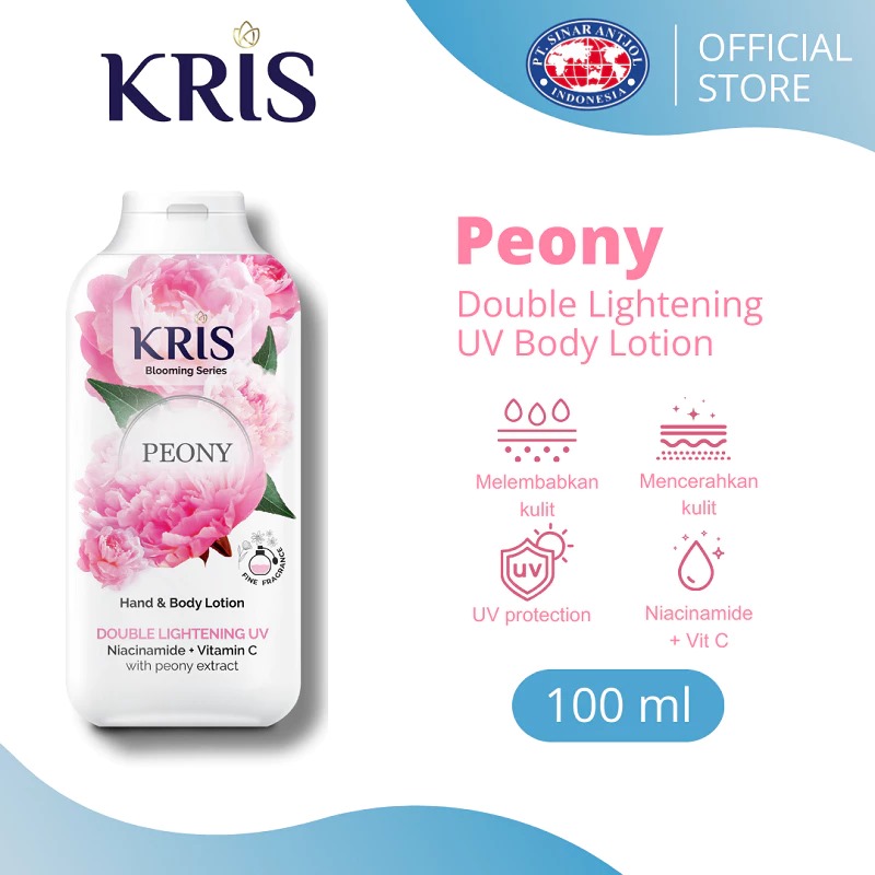 Kris Hand & Body Lotion Blooming Series 100ml - Peony