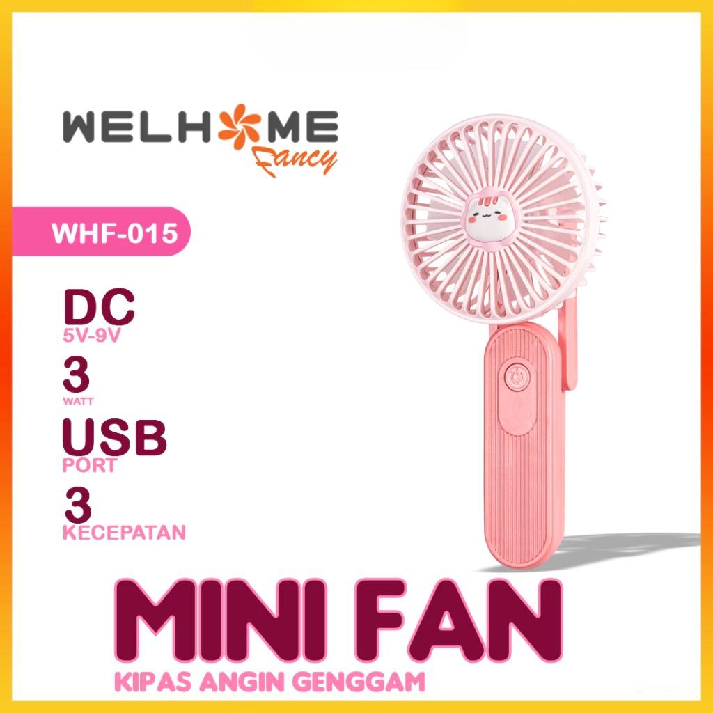 Welhome Mini Handfan WHF-015 - Kipas Angin Genggam