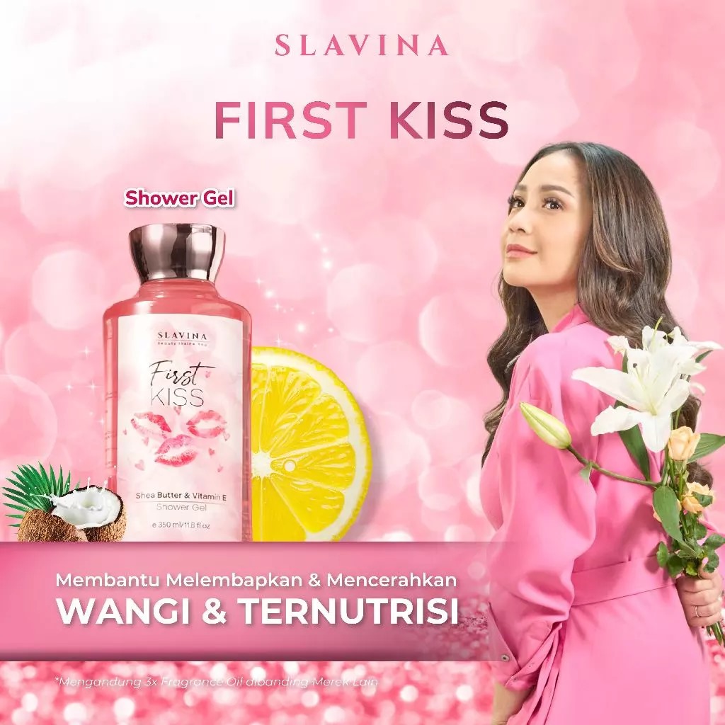 Slavina Shower Gel 350ml - First Kiss