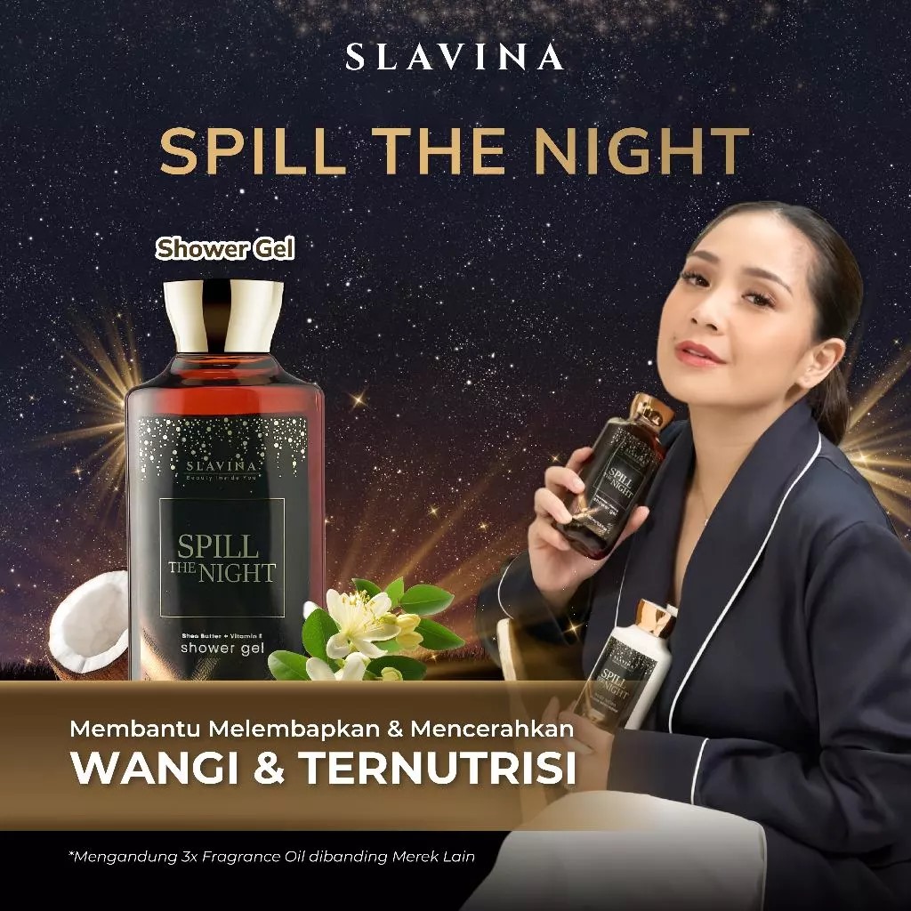 Slavina Shower Gel 350ml - Spill The Night