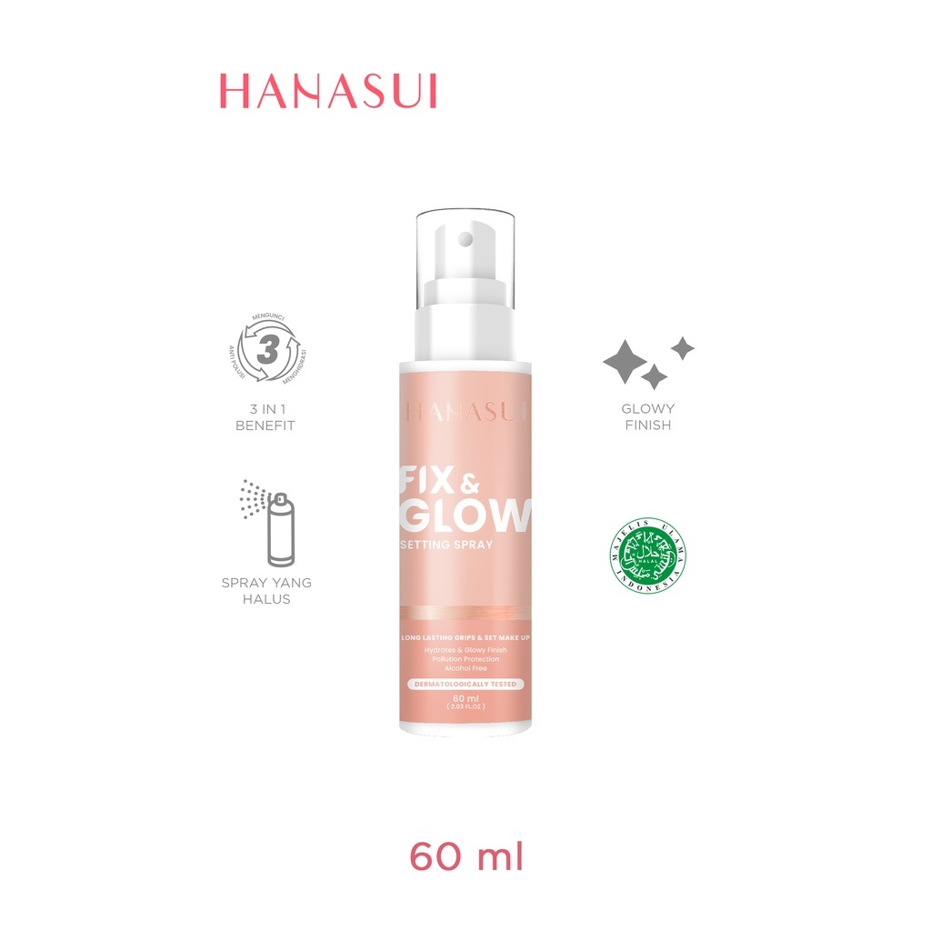 Hanasui Fix & Glow Setting Spray 60ml