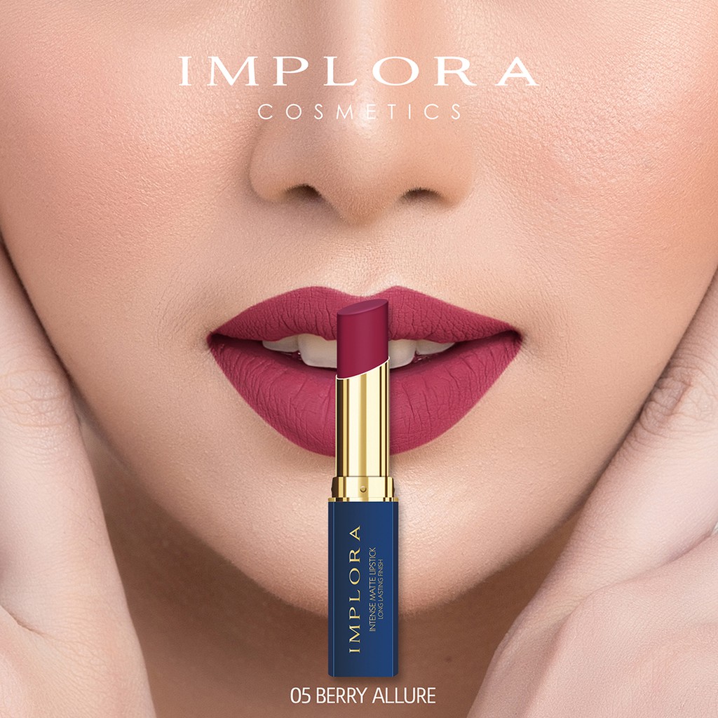 Implora Intense Matte Lipstick 3.5gr - 05 Berry Allure
