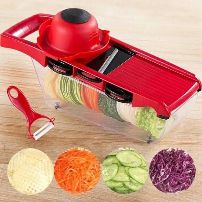 Mandoline Slicer Vegetable Cutter 7in1 - Parutan Serbaguna
