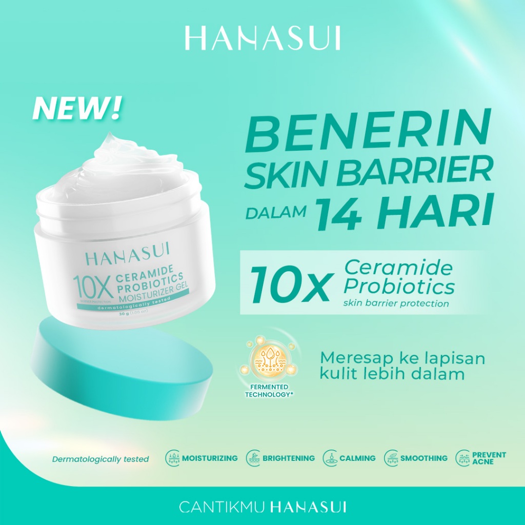 Hanasui Ceramide Probiotics Moisturizer Gel 30gr