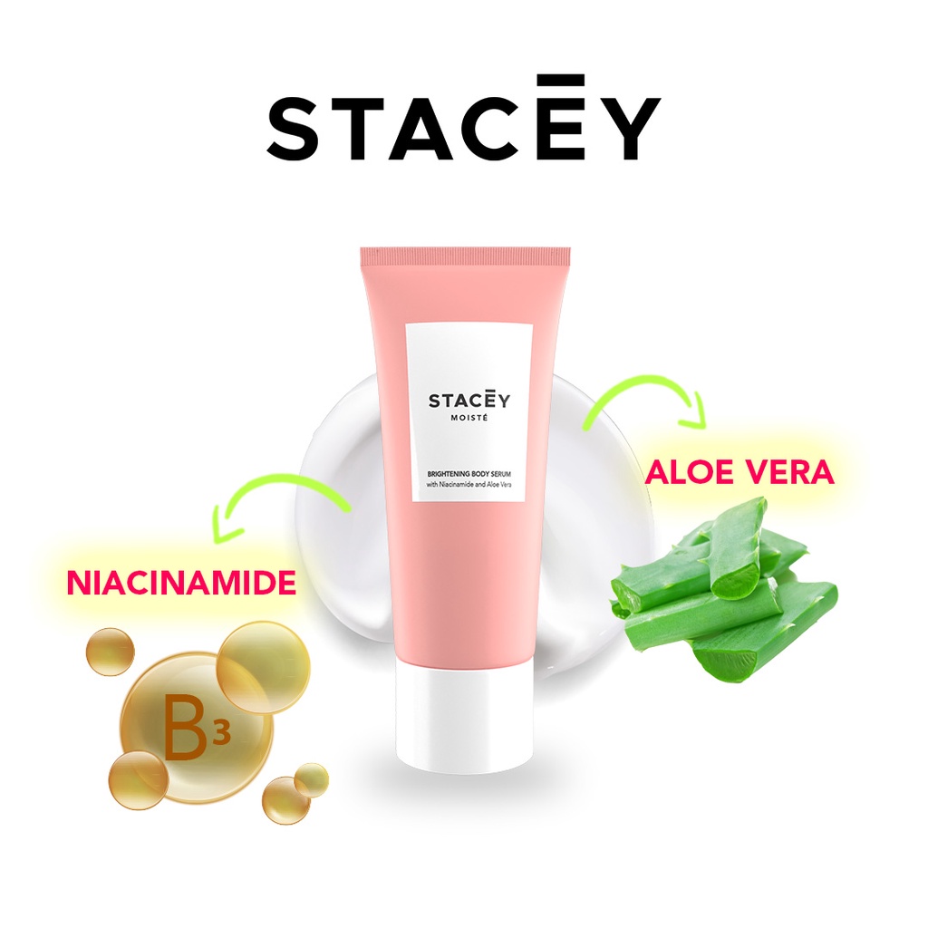 Stacey Moiste Body Serum 180ml - Brightening (Pink)