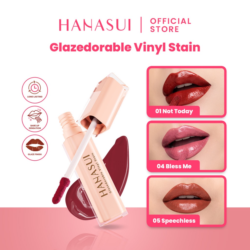 Hanasui Glazedorable Vinyl Stain 4gr - 01 Not Today